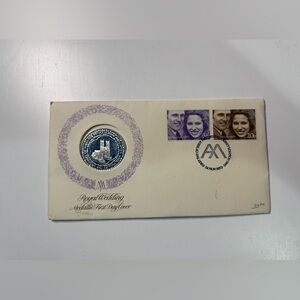 1973 Royal Wedding Medallic First Day Cover - Princess Anne & Mark Phillips